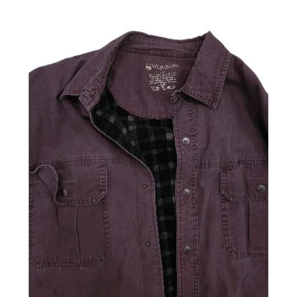 Purple Oversized Fleece Tracker Jacket - Picture 6 of 8
